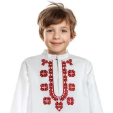 Chlapčenská krojová vyšívaná košeľa ŠTEVKO z Hornej Poruby