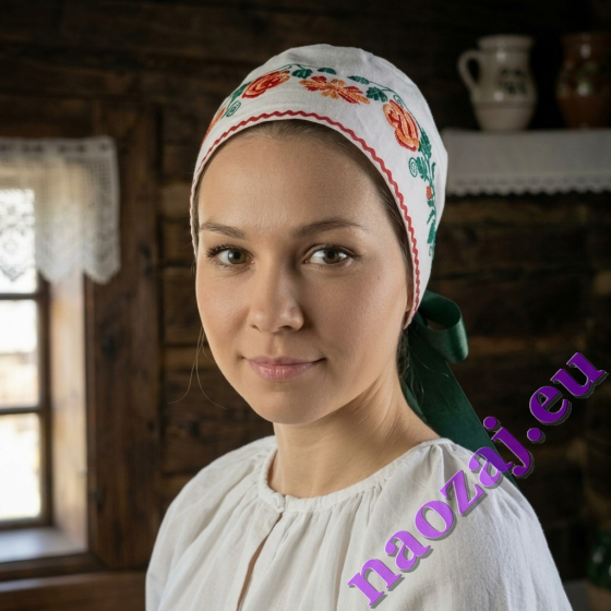 Vyšívaný čepiec EMÍLIA