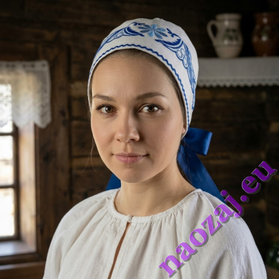 Vyšívaný čepiec ĽUBICA