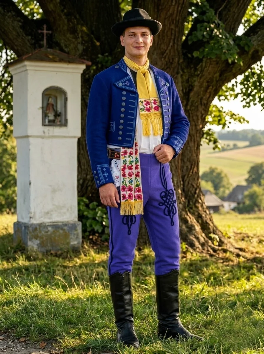 Mládenec v kopaničiarskom kroji