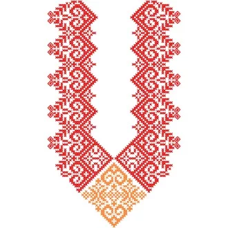 Krojová košeľa MATÚŠ - farebná varianta: červená svetlá - oranžová