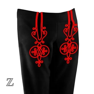 Mužské krojové nohavice - ľudová vzorka - vzor Z