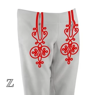 Mužské krojové nohavice - ľudová vzorka - vzor Z