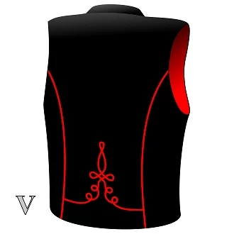 Mužská krojová vesta - lajblík - vzor V