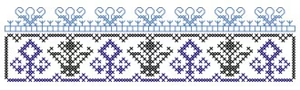 Slovenská ručná výšivka na manžetách košele Vratko